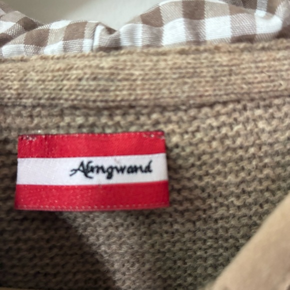 Almgwand traditional tan women jacket, wool blend , 10 - Picture 4 of 9